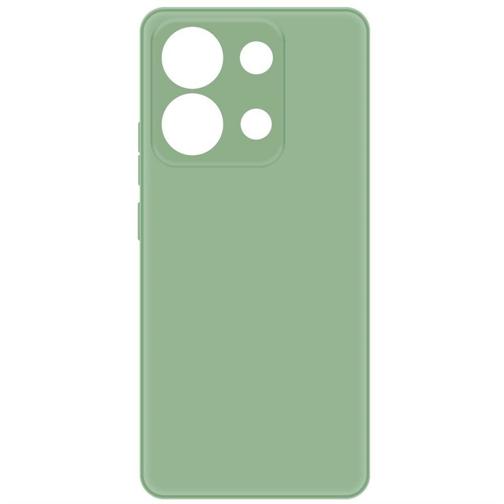 Чехол-накладка Krutoff Silicone Case для Xiaomi Redmi Note 13 4G зелёный