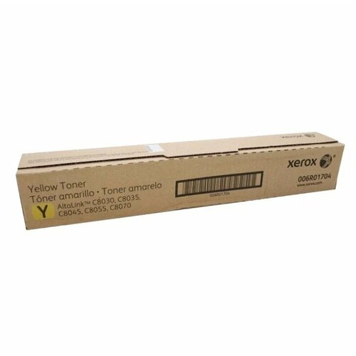 Картридж Xerox 006R01704 тонер картридж nvp совместимый nv 006r01704 yellow для xerox altalink c8000 c8030 c8035 c8045 c8055 c8070 15000k