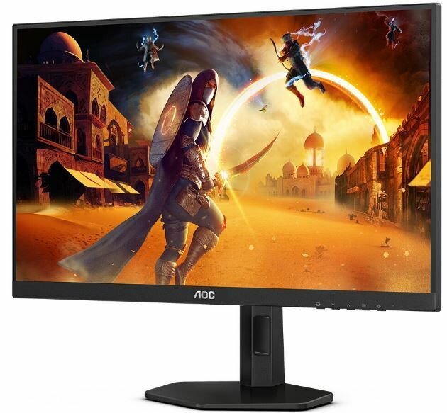 Монитор 23,8" AOC FHD, IPS, 1 ms, 180Hz, 178°/178°, 300 cd/m, 1300:1, 2*HDMI, tilt, pivot, HAS, black-red - фото №19