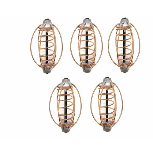 фото Кормушка рыболовная арбуз 5 шт 35 гр / кормушка для рыбалки / набор кормушек / кормушка для фидера / кормушка для донки / донная снасть / кормушка для рыбы lara fishing