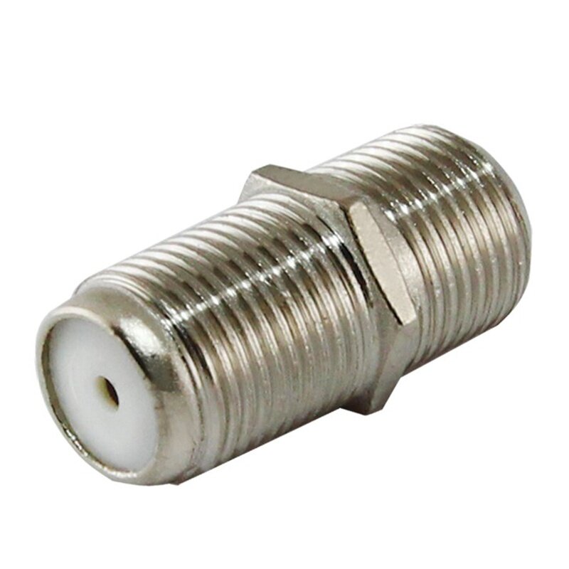 фото Переходник гнездо F-гнездо F (бочка), метал.