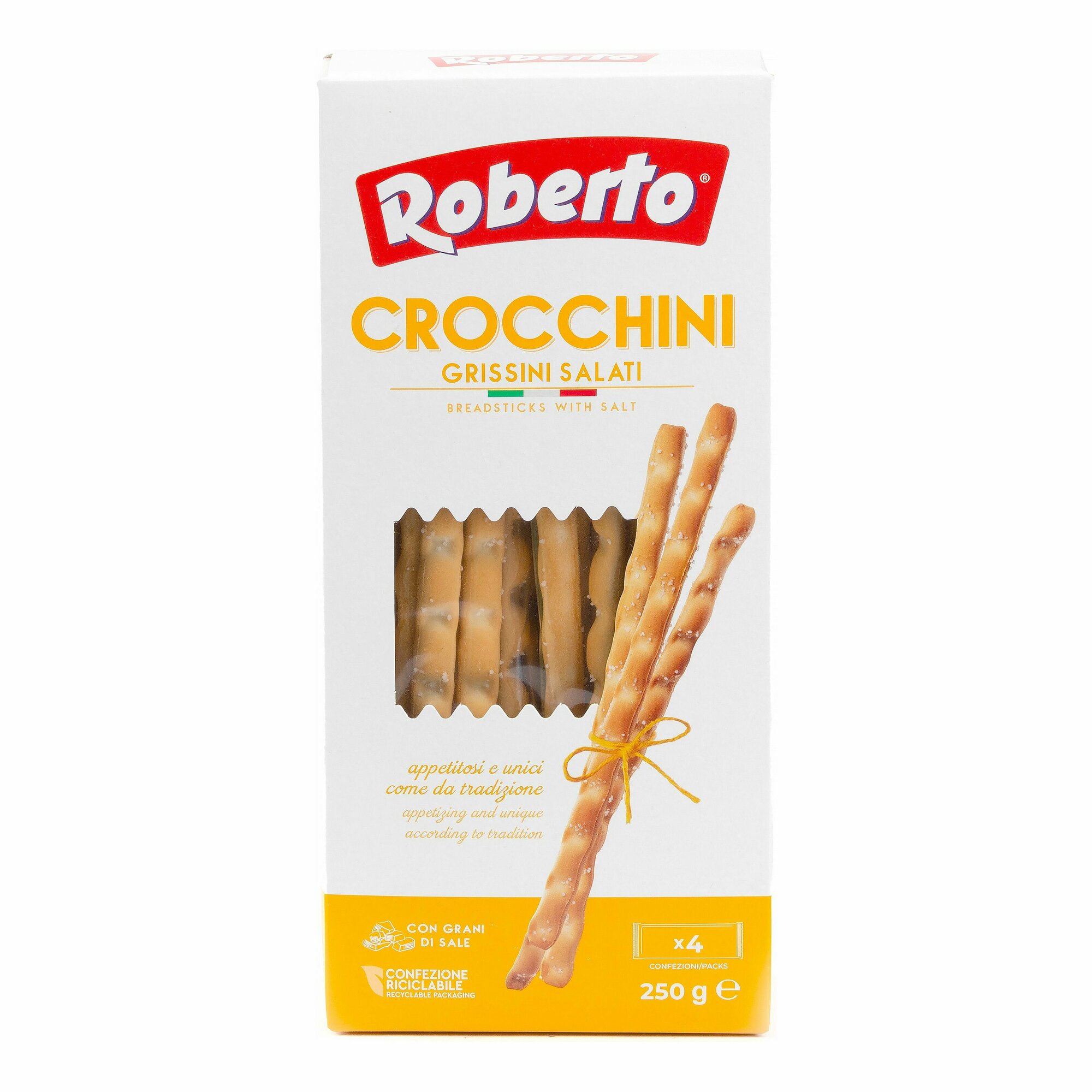 Палочки Хлебные Roberto Grissini Crocchini соленые 250 г