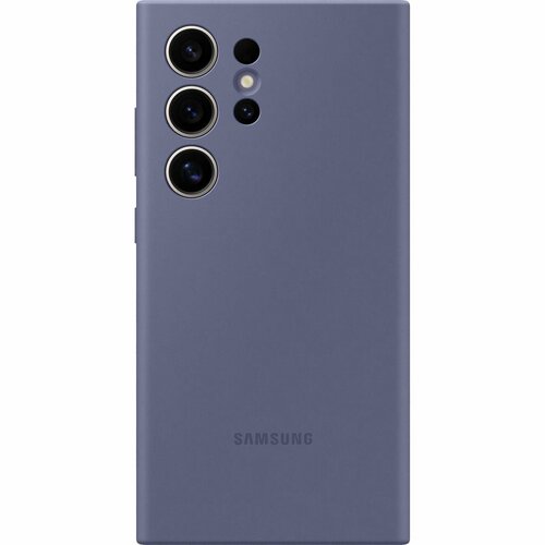 Чехол-накладка Samsung Silicone Case S24 Ultra Violet чехол накладка для samsung a042f a04e veglas silicone case закрытый черный 3