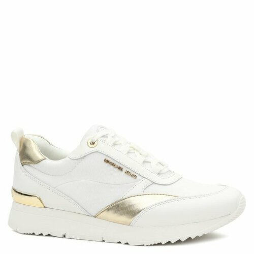 Кроссовки MICHAEL KORS Michael Kors 43T2ALFS1D, размер 40, белый кроссовки michael michael kors allie stride trainer optic white pale gold