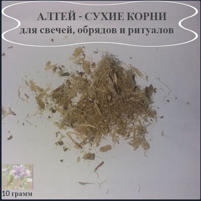 Сухие корни Алтея - для свечей обрядов и ритуалов