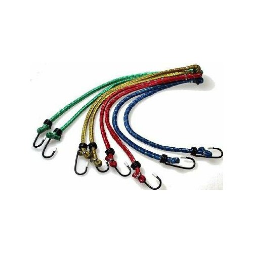 Стяжка крепления груза эластичная 4шт 8мм х 80см метал крючки YADA NORD YADA 904056 722₽