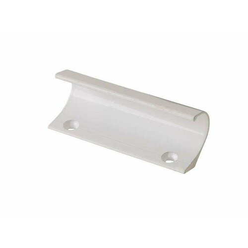 Ручка балконная UHL, металлическая белая (80 мм) 1 шт. ручка балконная металлическая белая 80 мм 2 шт
