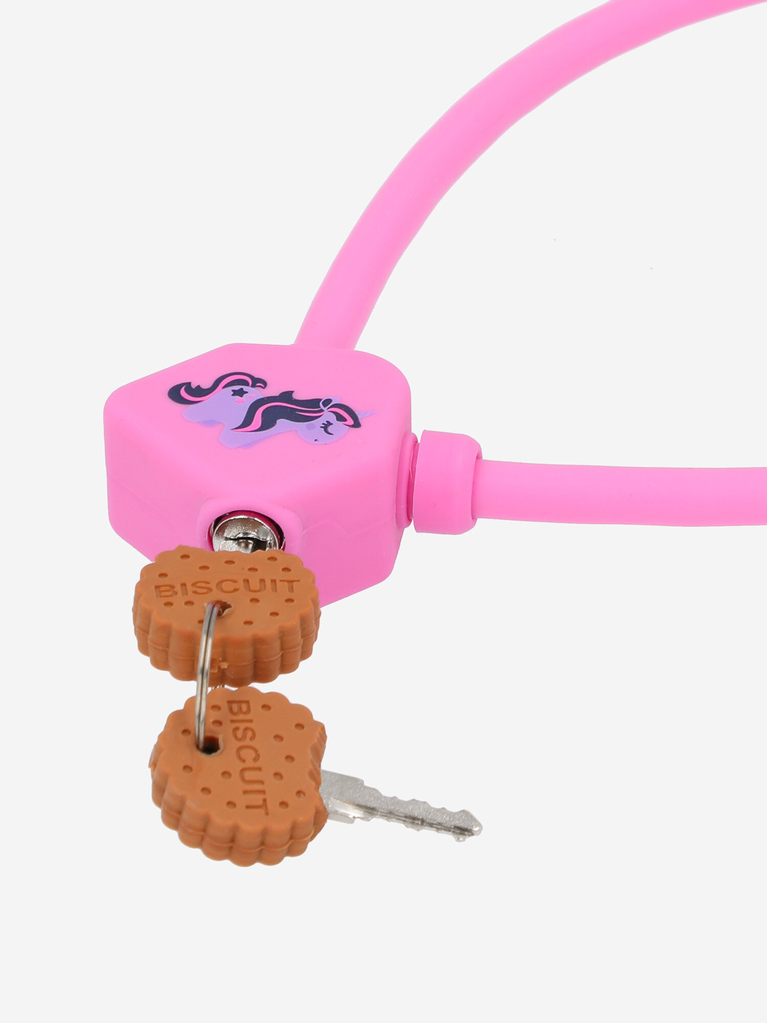 Замок велосипедный с ключами детский Cyclotech CLK-2 — фото 1