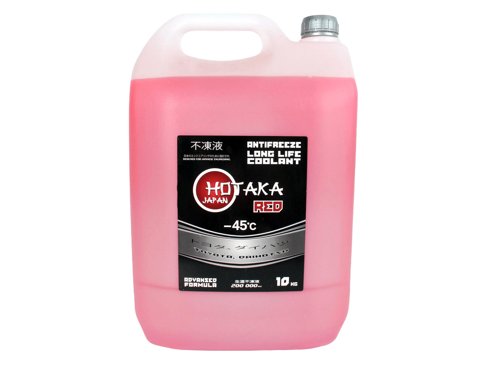 Антифриз красный Hotaka Red Long Life Coolant 10кг