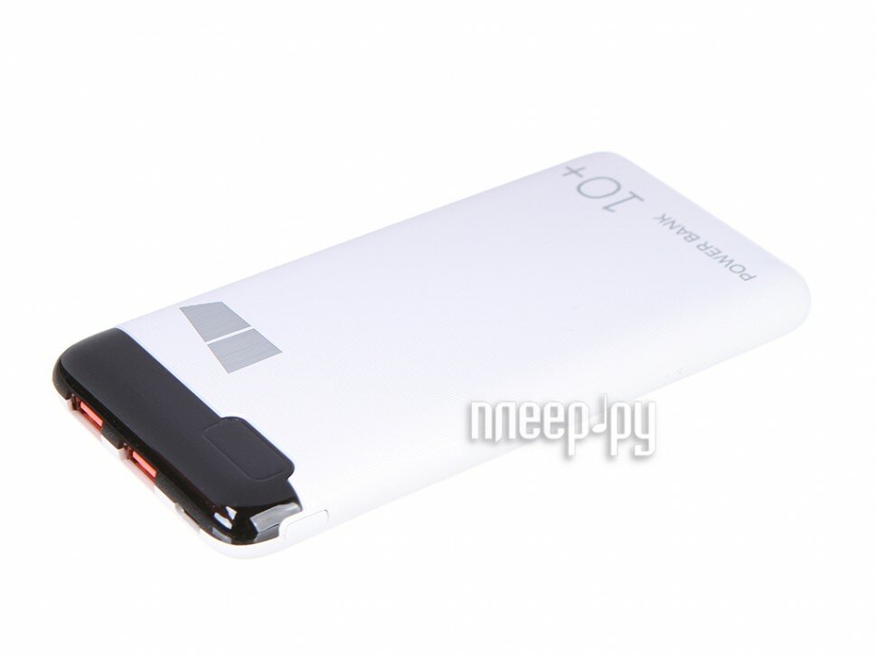 Аккумулятор внешний универсальный More Choice 10000mAh Smart 3USB Type-C 3A PD 20W+QC3.0 быстрая зарядка Black - фото №13