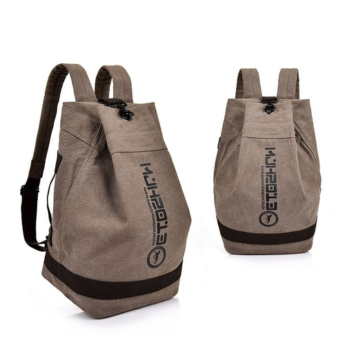 l bag 35 мешок торба на стропе kosmosky Торба-рюкзак-мешок-баул тканевый коричневый