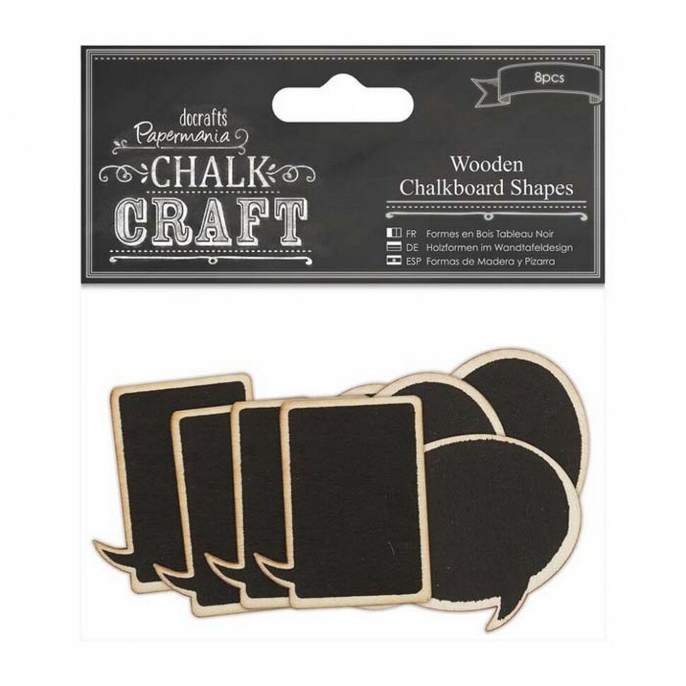 Docrafts PMA355419 Набор декоративных элементов Напиши мелом - Стрелки, 8 шт