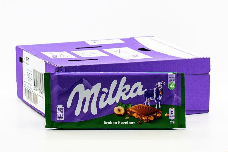 Шоколад молочный Milka Фундук 100 гр Упаковка 22 шт