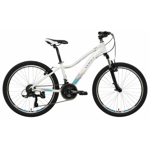 Подростковый велосипед Welt Floxy 24 (2024) 24 Белый (130-150 см) подростковый велосипед forward titan 24 1 0 2022 24 зелено серый 130 150 см