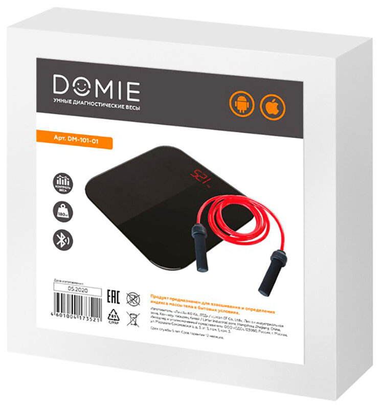 Весы напольные электронные Domie DM-01-101 - фото №19