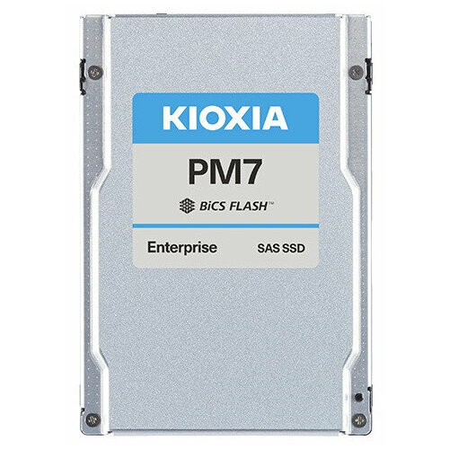 KIOXIA Enterprise SSD 2,5(SFF), PM7-R, 3840GB, SAS 24G (SAS-4, 22,5Gbit/s), R4200/W3650MB/s, IOPS(R4K) 720K/155K, MTTF 2,5M, 1DWPD/5Y (Read Intensive