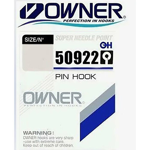 Крючки Owner 50922 №10 для донной и поплавочной рыбалки, 10 штук в упаковке