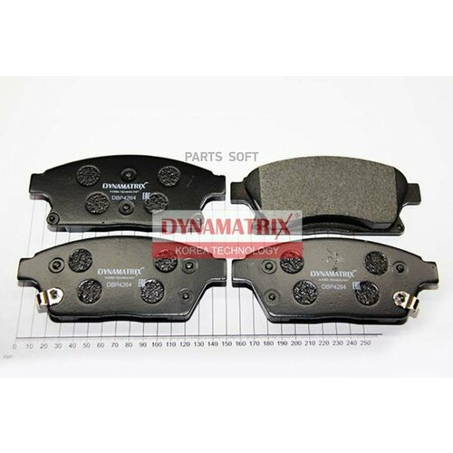 DYNAMATRIX-KOREA DBP4264 компект коодок дя дисковых тормозов