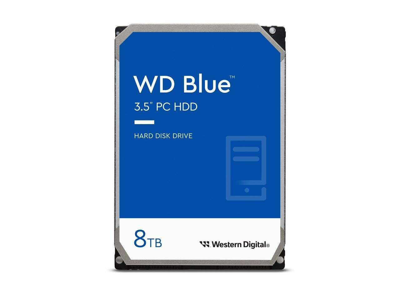 Жесткий диск Western Digital WD Blue 8 ТБ CMR 256 МБ кэш NAS (WD80EAAZ)