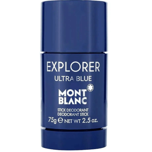 Mont Blanc Explorer Ultra Blue дезодорант-стик 75г парфюмированный дезодорант стик montblanc дезодорант стик explorer