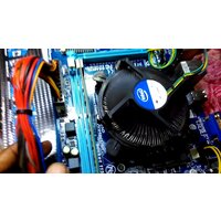 Gigabyte GA-H61M-S1 материнская плата + процессор + вентилятор