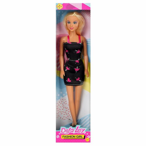 Кукла Defa Lucy Летний наряд Цветочный черный сарафан 29 см 8451d/черный кукла defa lucy летний наряд цветочный черный сарафан 29 см 8451d черный
