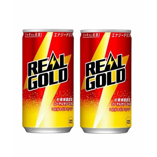 COCA COLA (Кока-Кола) REAL GOLD, 2 шт по 190 мл. Япония