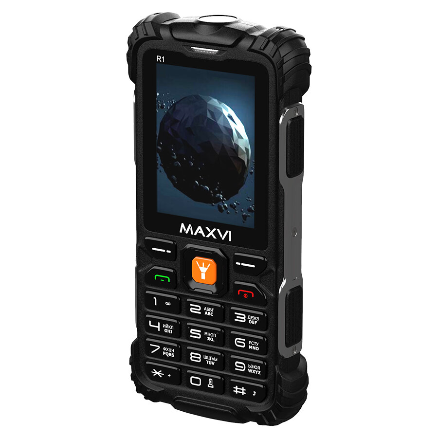 Телефон MAXVI R1, черный