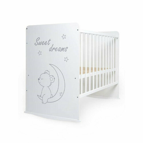 Viva колесо-качалка Мишка на луне белый