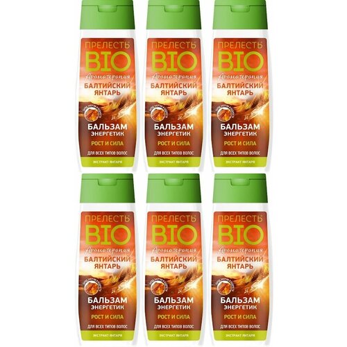 Прелесть Био Бальзам-энергетик для волос Балтийский янтарь 250мл, 6 шт
