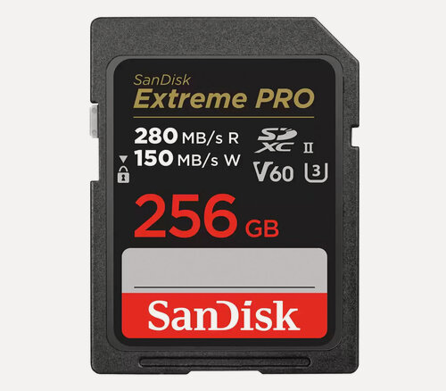 Изображение товара Карта памяти SanDisk SDXC 256GB Extreme PRO UHS-II V60 280/150MB/s