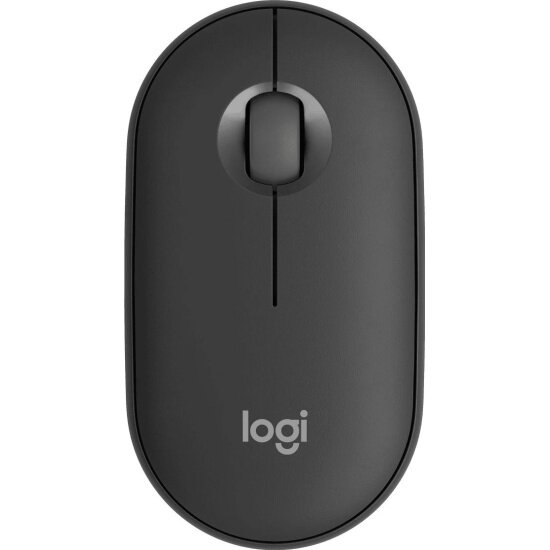 Мышь Logitech Pebble M350S беспроводная графит (910-007015)