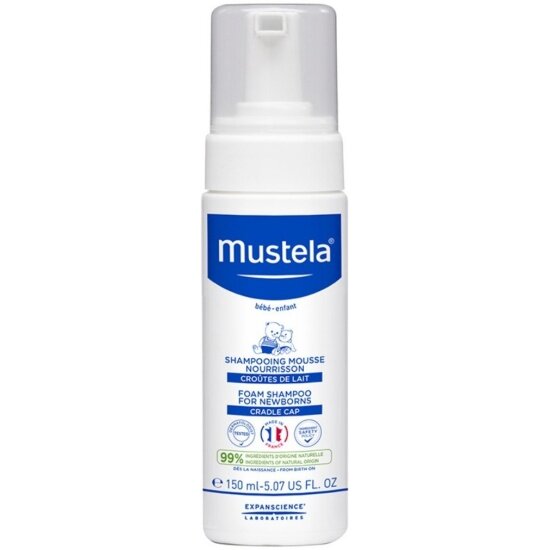 Пенка-шампунь для новорожденных Mustela "Bebe", 150 мл