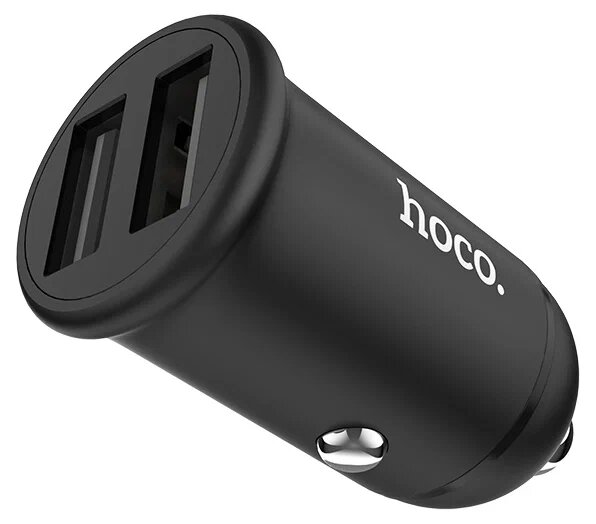 Автомобильное зарядное устройство Hoco Z30 Easy route, черный