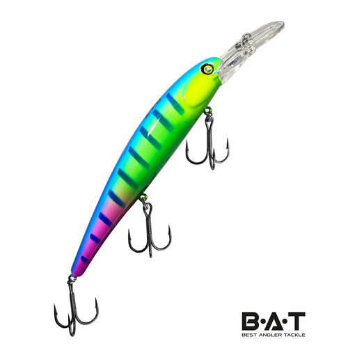 Троллинговый воблер BAT Hachiro (V) 120 mm; 19 g; 3.5-4 m/Bandit Walley/ для ловли судака и щуки