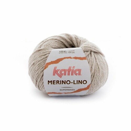 Пряжа для вязания Katia Merino-Lino (501 Stone grey)