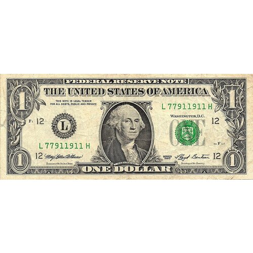 Доллар 1993 г США №911