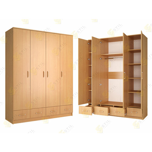 Шкаф распашной от фабрики Стиль Стиль Ч-4л 31366₽