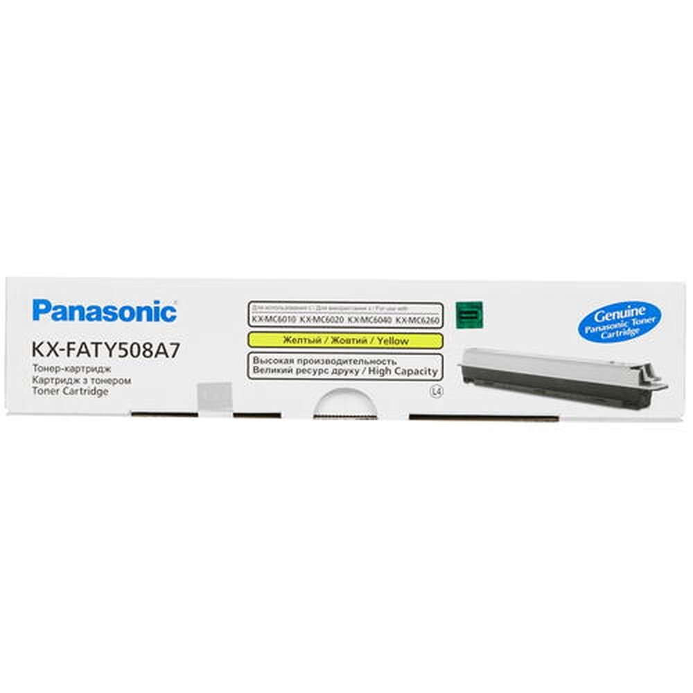 Картридж лазерный Panasonic KX-FATY508A желтый