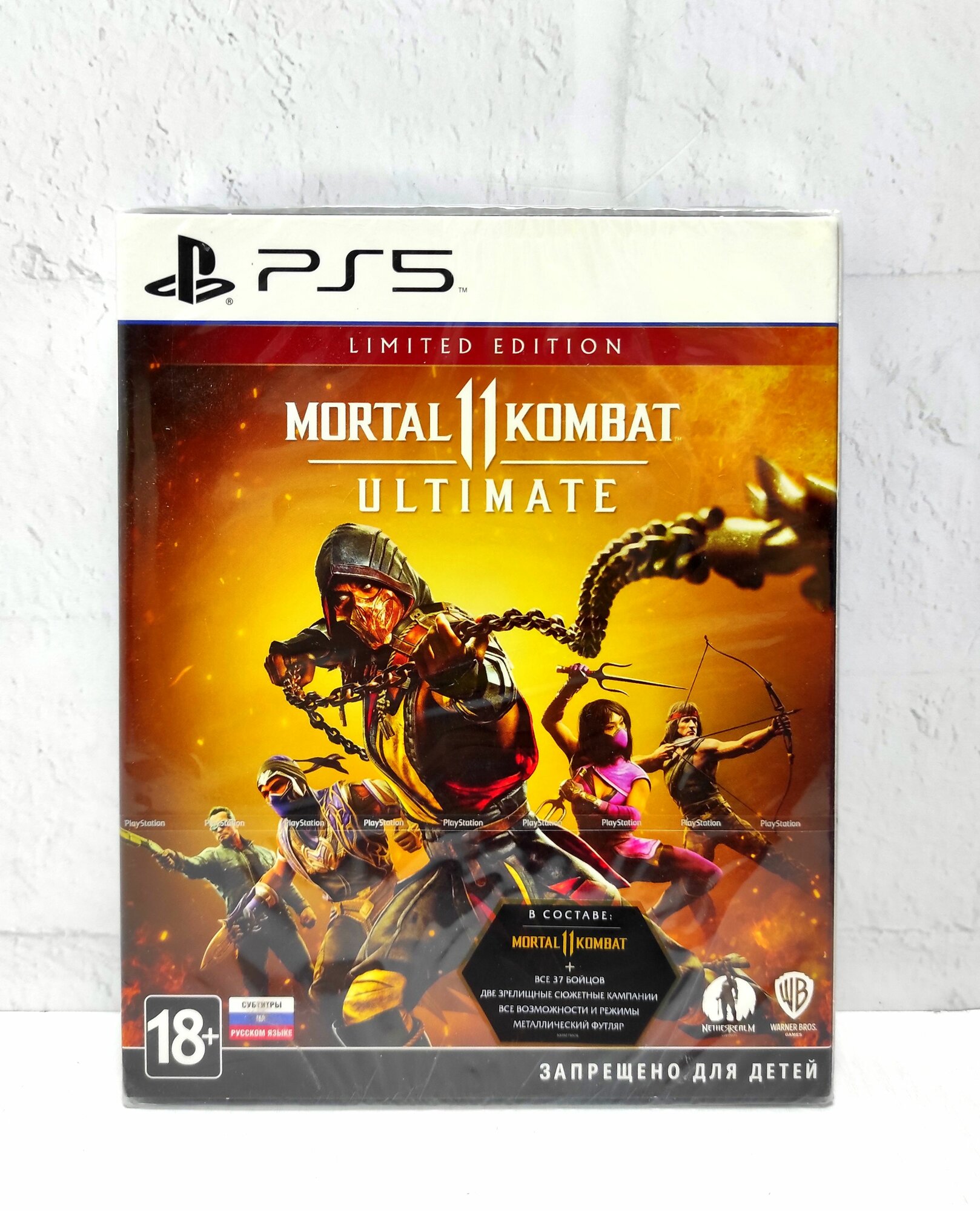 Mortal Kombat 11 Ultimate Limited Edition MK Русские Субтитры Видеоигра на диске PS5