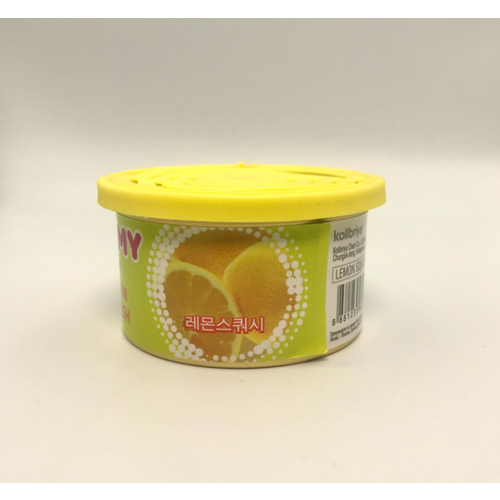 Kolibriya Yammy Organic D013 Lemon Squash Ароматизатор салона автомобиля с растительным наполнителем Лимонная свежесть 42 гр