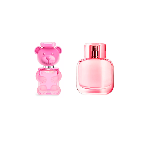 Подарочный набор для нее по мотивам Moschino Toy 2 Bubble Gum, Lacoste L.12.12 Pour Elle Sparkling 2 по 2 мл