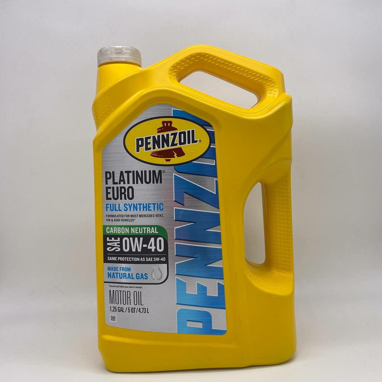 Масло моторное синтетическое PENNZOIL PLATINUM EURO Full Synthetic 0W-40 Motor Oil (4,73 л)