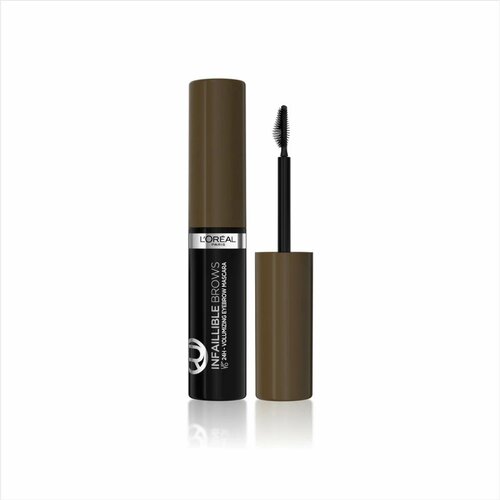 Тушь для бровей `LOREAL` INFAILLIBLE BROWS VOLUMIZING , тон 1.0 (Ebony)