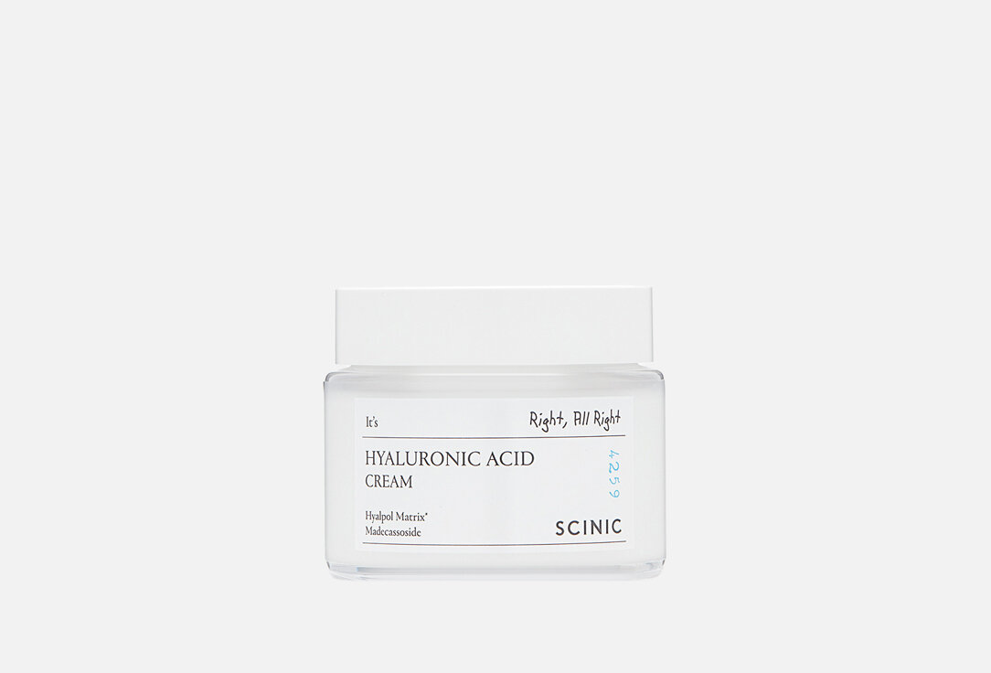 Крем для лица с гиалуроновой кислотой SCINIC, Hyaluronic Acid Cream 80мл