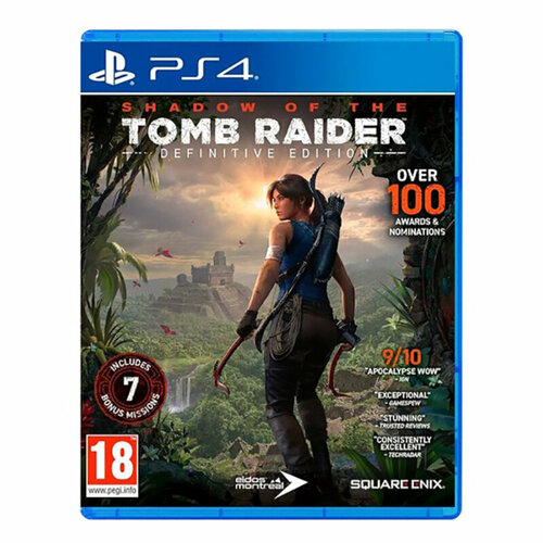 Игра Crystal Dynamics Shadow of the Tomb Raider Definitive Edition для PS4 / PS5 shadow of the tomb raider season pass дополнение [pc цифровая версия] цифровая версия