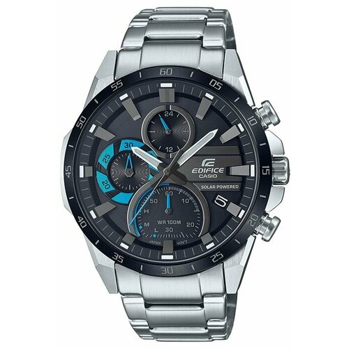 Наручные часы CASIO, серый, голубой