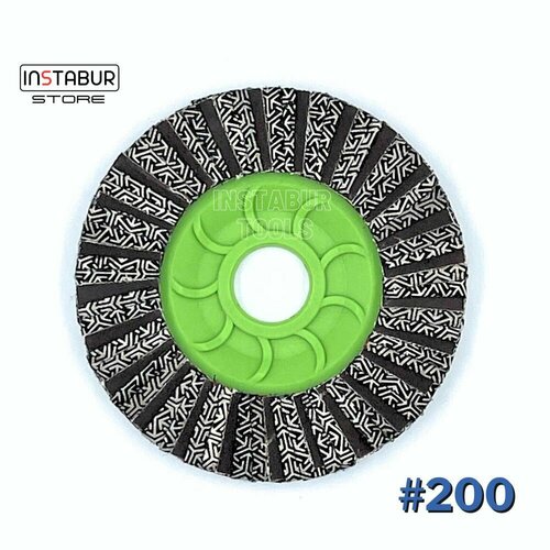 Алмазный гальванический шлифовальный круг, #200 (лепестковый)