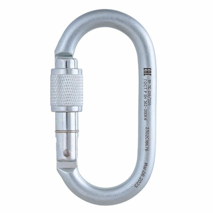 Карабин "Стальной Овал" с муфтой vnt 1013 — фото 1