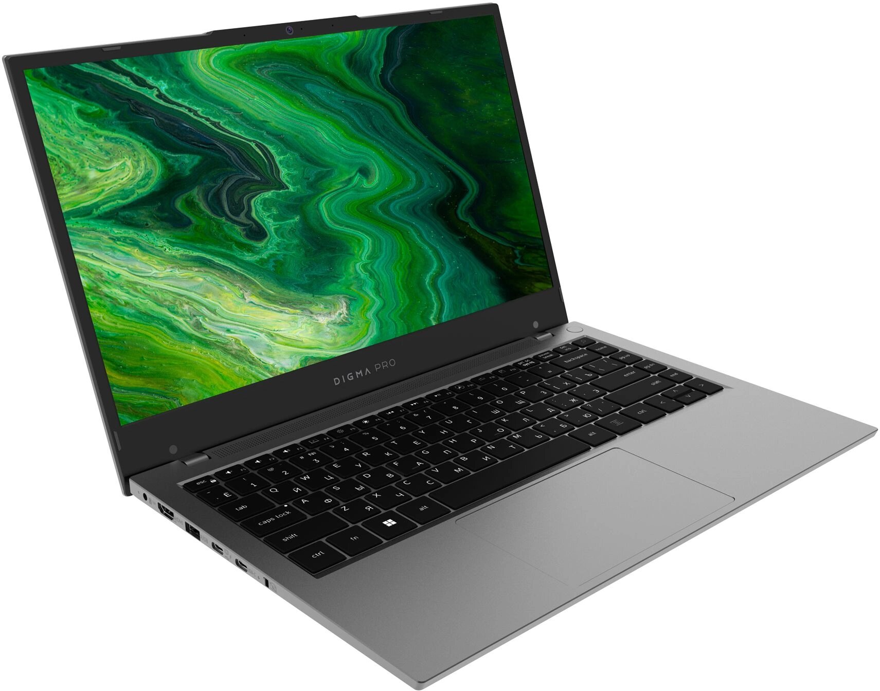 Ноутбук Digma Pro Fortis, 14.1", IPS, Intel Core i5 1035G1, LPDDR4x 8ГБ, SSD 512ГБ, Intel UHD Graphics, серый (dn14p5-8dxw01)